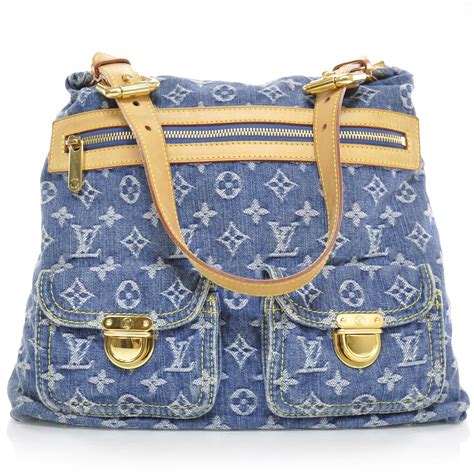 lv shopper tote|tas lv denim.